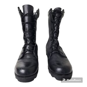 Altama Combat Jungle Black Leather Goth Boots Size 5R